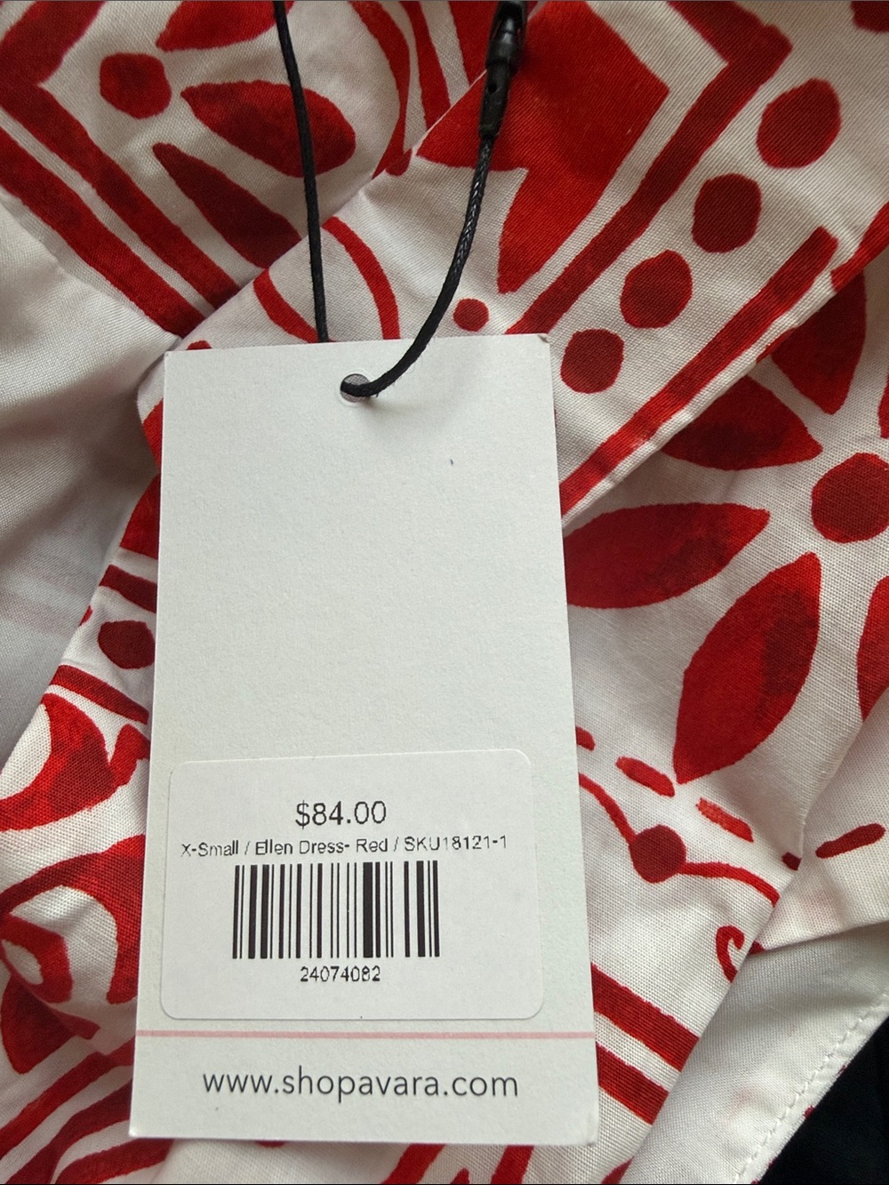 Avara Red & White Sleeveless Tile-Print Dress
NEVER WORN - W TAGS - Picture 6 of 6